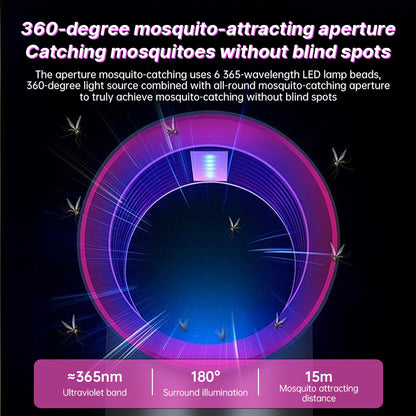 2025 Electric Mosquito Lamp, Outdoor Fly Catcher, USB-Powered, Portable Silent Insect Killer