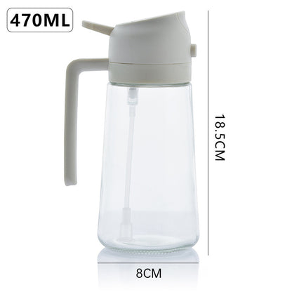 2-in-1 Kitchen Olive Oil Dispenser, Oil Sprayer, Grilling & Picnic Tools