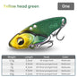 1PCS 3.5g/5g/7g/10g/15g VIB Fishing Lure – Rattlesnake Iron Jig, long-cast hard lure for predatory fish.
