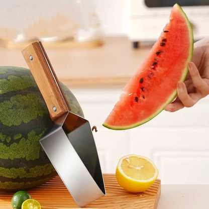 New Watermelon Splitter Watermelon Cutting Artifact 430 Stainless Steel Cutting Piece Splitter Household Melon Triangle Cutting